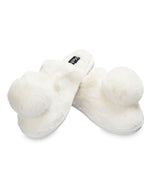 Load image into Gallery viewer, The Gloria Plush Slippers in Ivory
