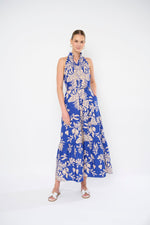 Load image into Gallery viewer, Fawn Dress in English Rose Navy
