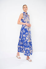 Load image into Gallery viewer, Fawn Dress in English Rose Navy
