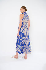 Load image into Gallery viewer, Fawn Dress in English Rose Navy
