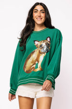 Load image into Gallery viewer, French Bulldog Sweatshirt in Green
