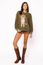 Load image into Gallery viewer, Golden Doodle Sweatshirt in Olive
