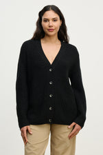 Load image into Gallery viewer, Monet V-Neck Cardigan in Pine
