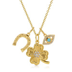 Load image into Gallery viewer, Feelin&#39; Lucky Necklace in Gold
