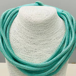 Load image into Gallery viewer, Solid 8-Strand Rope Necklace in Mint
