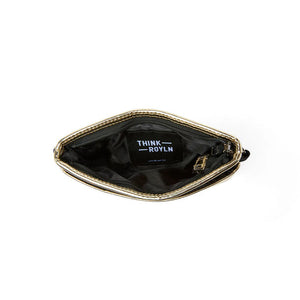 Bum Bag Crossbody in Gold Mirror