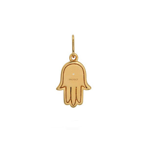 Hamsa Necklace in Gold