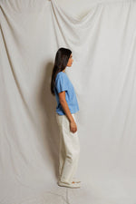 Load image into Gallery viewer, Harley Boxy Crew Tee in Pacific Blue
