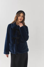 Load image into Gallery viewer, Janet Coat in Navy
