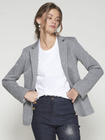 Load image into Gallery viewer, Gadea Blazer in Silver Lurex Grey
