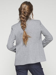 Gadea Blazer in Silver Lurex Grey