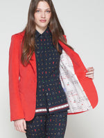 Load image into Gallery viewer, Gadea Corduroy Blazer in Pana Red
