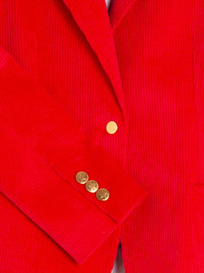 Gadea Corduroy Blazer in Pana Red