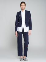 Load image into Gallery viewer, Kimmy Jacket in Navy Punto
