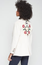 Load image into Gallery viewer, Rock Corduroy Embroidery Blazer in Pana Equestrian

