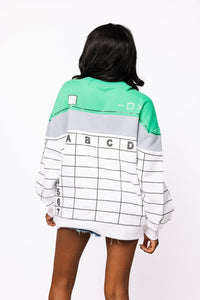 Queen of Excel Sweatshirt in Green