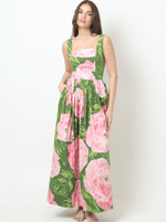 Load image into Gallery viewer, Gala Maxi Dress in Peony Green
