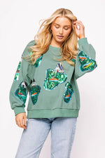 Load image into Gallery viewer, Lake House Sweatshirt in Moss
