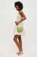 Load image into Gallery viewer, Samantha Evening Bag in Green Natural
