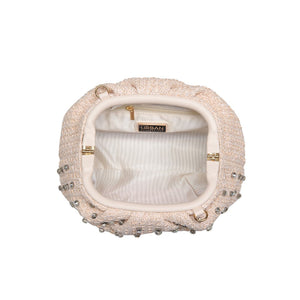 Mika Clutch in Ivory