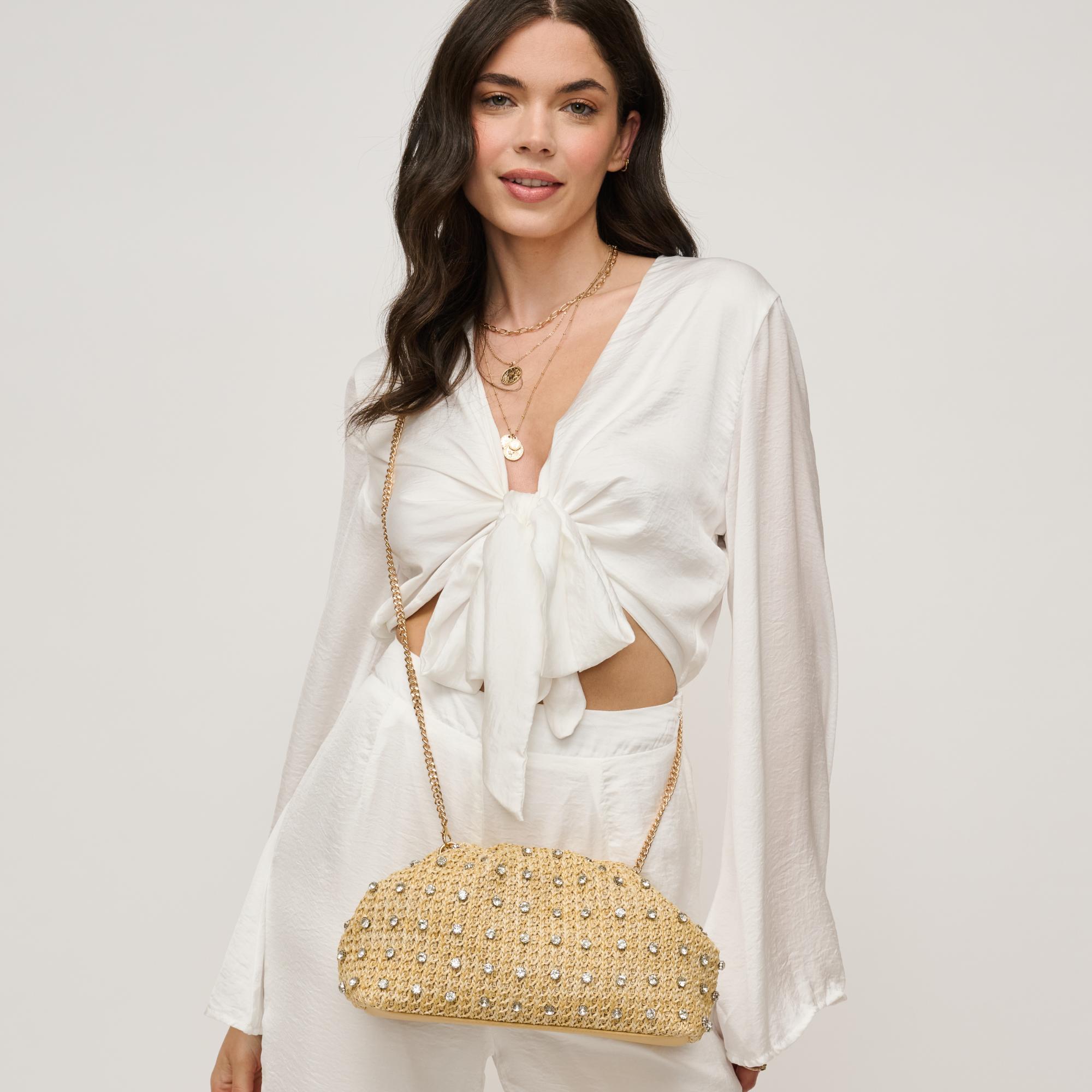 Mika Clutch in Natural