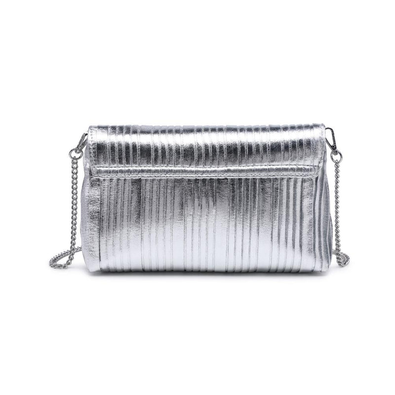 Esmeralda Clutch in Silver