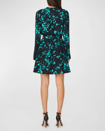 Load image into Gallery viewer, Clarita Dress in Teal and Jet
