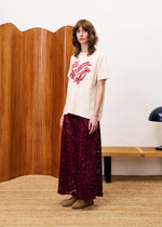 Load image into Gallery viewer, Hebert Skirt in Bordeaux
