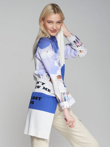 Nadine Blouse in Ski Print