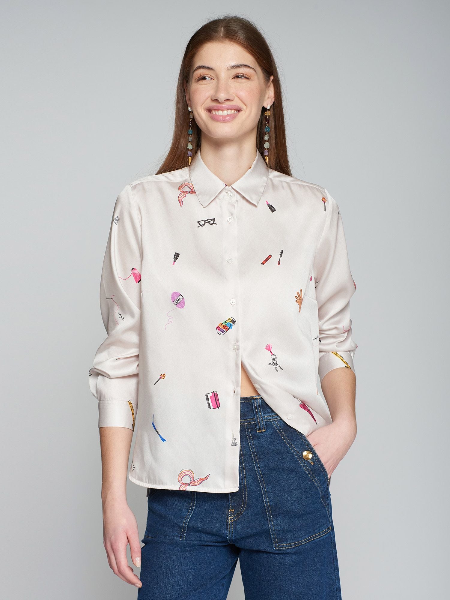 Isabella Blouse in Hand Made Print