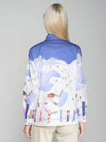 Load image into Gallery viewer, Nadine Blouse in Ski Print
