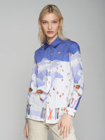 Load image into Gallery viewer, Nadine Blouse in Ski Print
