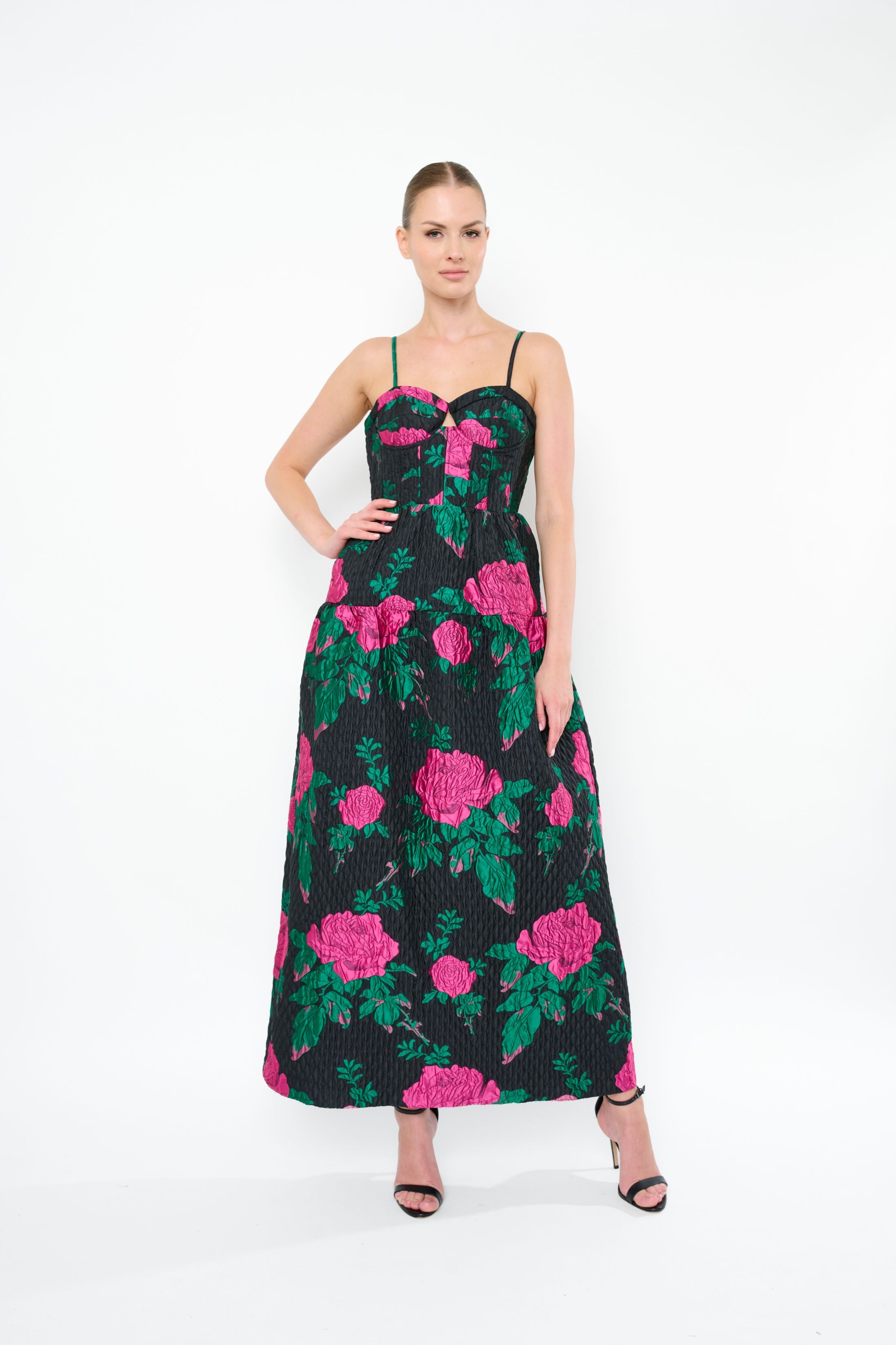 Naia Gown in Pink Rose