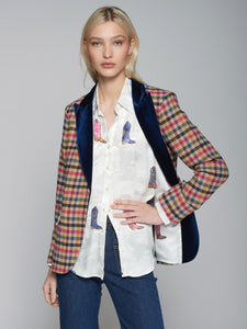 Heather Blazer in Mixto Lana