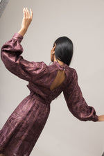 Load image into Gallery viewer, Malia Dress in Midnight Plum
