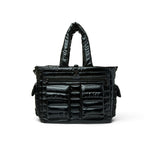 Load image into Gallery viewer, Two Faced Reversible Tote in Pearl Black
