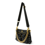 Load image into Gallery viewer, Downtown Diva Handbag in Pearl Black
