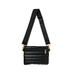 Load image into Gallery viewer, Bum Bag 2.0 in Pearl Black w/ Black Strap
