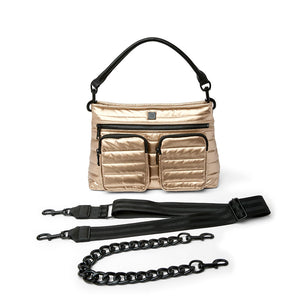 Downtown Diva Handbag in Pearl Cashmere