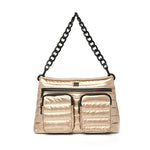 Load image into Gallery viewer, Downtown Diva Handbag in Pearl Cashmere
