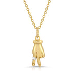 Load image into Gallery viewer, Peace Out Necklace in Gold
