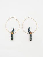 Load image into Gallery viewer, Peacock Earrings
