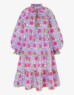 Load image into Gallery viewer, Luna Mini Dress in Neon Camelia
