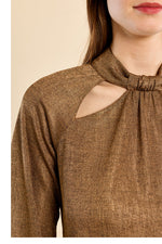 Load image into Gallery viewer, Art Deco Top in Copper

