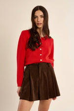 Load image into Gallery viewer, Soft Knit Cardigan in Red
