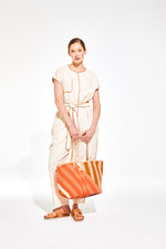 Load image into Gallery viewer, Mirae Shibuya Tote in Coral
