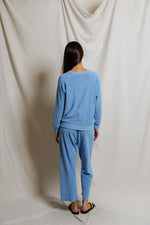 Load image into Gallery viewer, Saylor Loop Terry Sweatshirt in Pacific Blue
