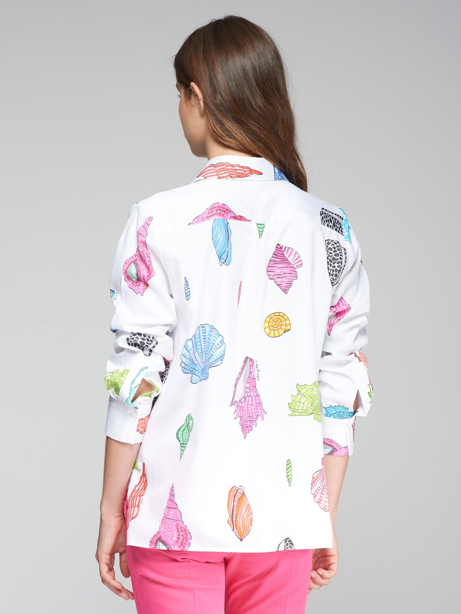 Isa Shirt in Motivos Marinos Print