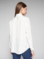 Load image into Gallery viewer, Mafalda Blouse in Blanco Jacquard
