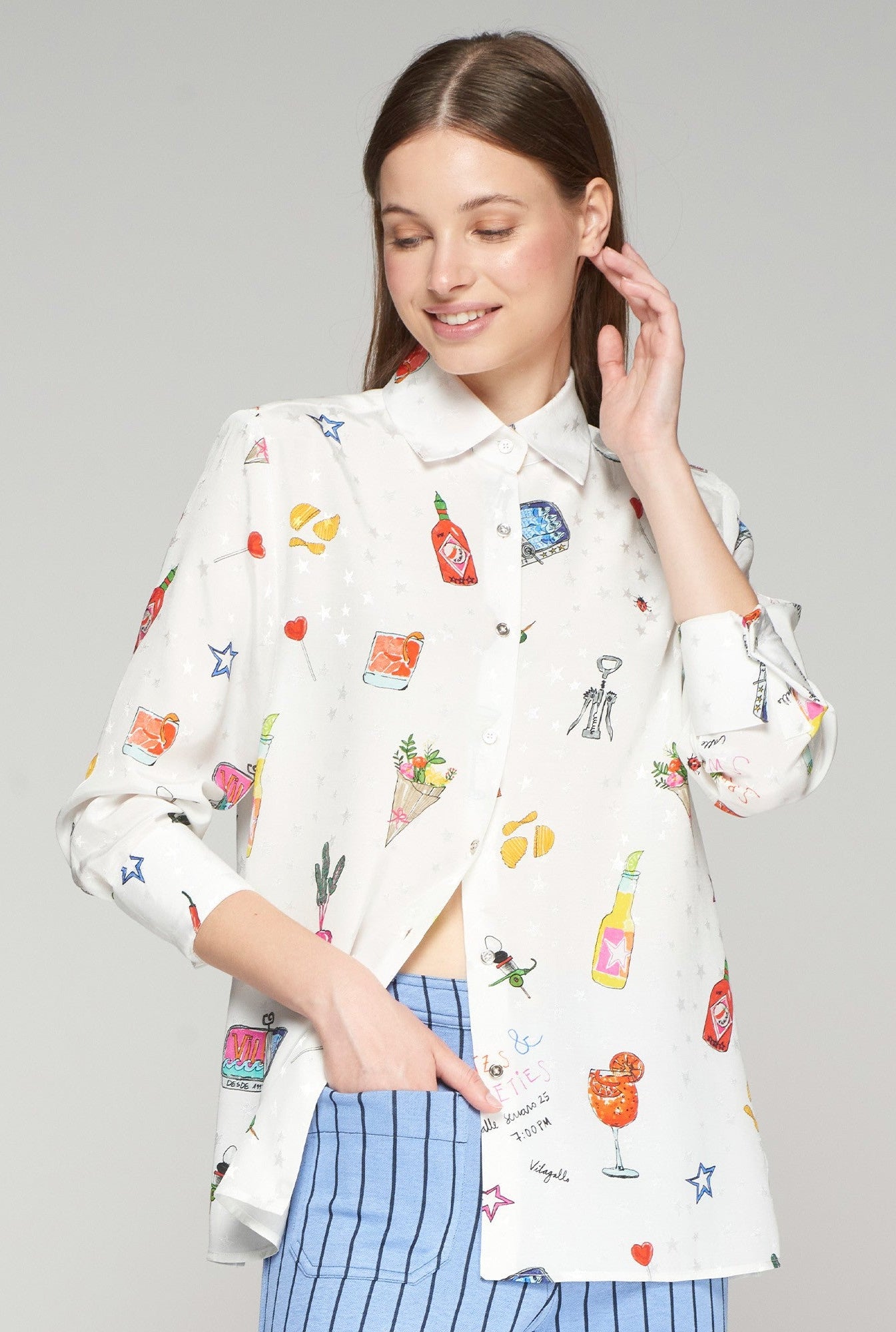 Mariela Blouse in Aperitivo